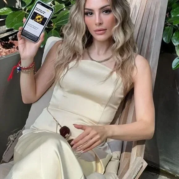 ZARA CREAM SATIN EFFECT MIDI DRESS - Picture 5 of 16